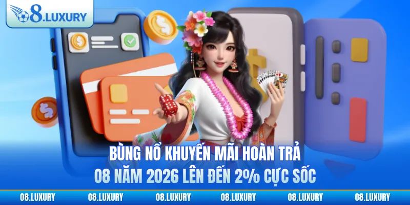 Bùng Nổ Khuyến Mãi Hoàn Trả O8 Năm 2026 Lên Đến 2% Cực Sốc 1 Bùng Nổ Khuyến Mãi Hoàn Trả O8 Năm 2026 Lên Đến 2% Cực Sốc